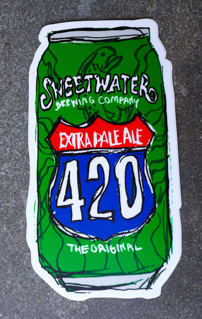 420 Can Sticker