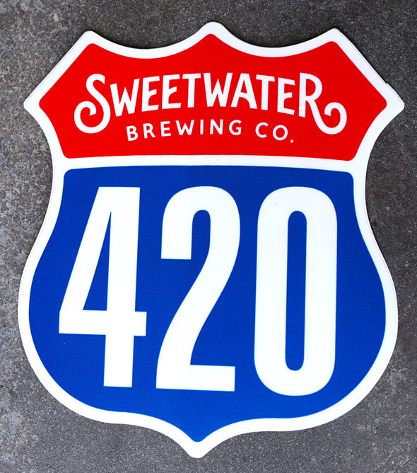 420 Highway Sticker Large