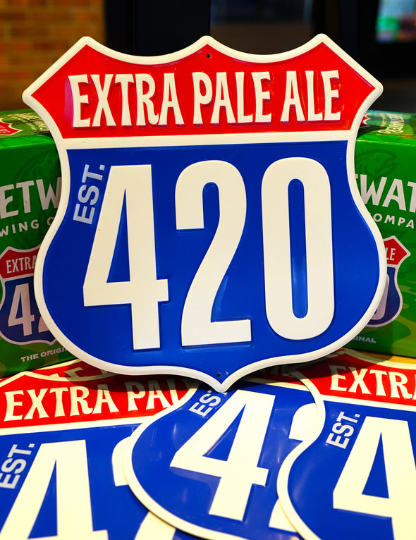 Mini 420 Highway Sign