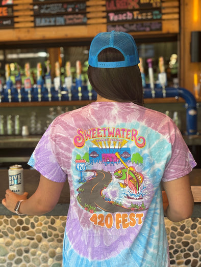 420 Fest 2025 Tie Dye Tee