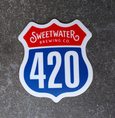 420 Highway Sticker Small