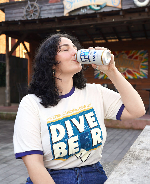 Dive Beer Ringer Tee