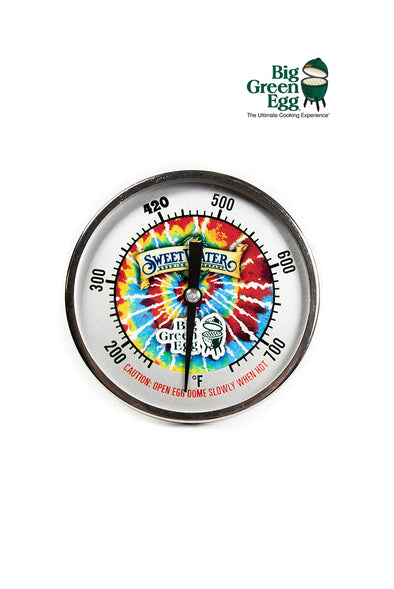 Big Green Egg Tie Dye Thermometer